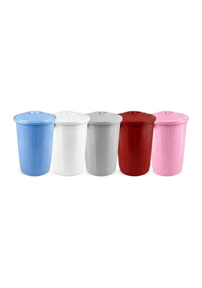 Lb Çöp Kovası 70 Lt Plastik Çöp Kovası Kapaklı Büyük Boy Çöp Bidonu Dayanıklı Çöp Kovası