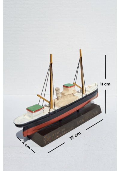 Bandırma Vapuru Maketi - Küçük Boy 17 Cm