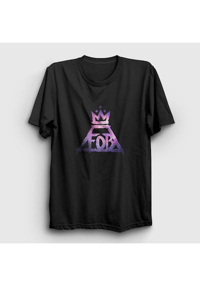 Presmono Unisex Mania Fall Out Boy T-shirt Siyah