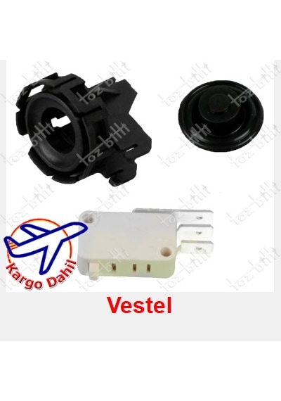 Vestel Uyumlu  Bulaşık Makinesi Isıtıcı Switch ve Diyafram Seti