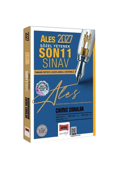 Yargı 2027 Ales Sözel Yetenek Son 11 Sınav Tamamı Çözümlü Çıkmış Sorular 2 Ağustos Sınav Soruları Dahil Yargı Yayınları