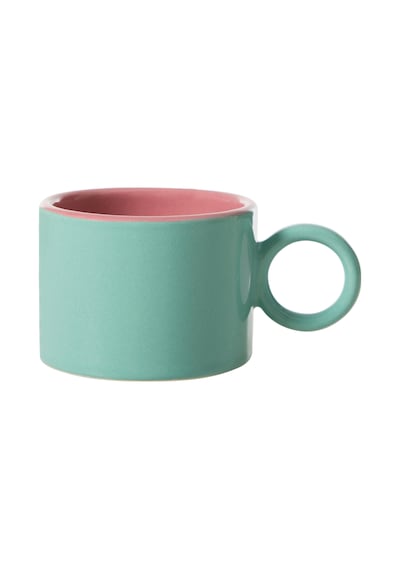Mudo Home Colourful Kupa - Turkuaz 205ml Çok Renkli