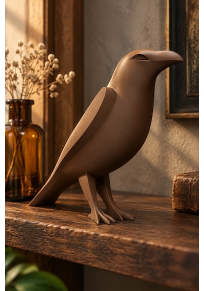 Karga Figürlü Dekoratif Biblo - 17cm 49055995