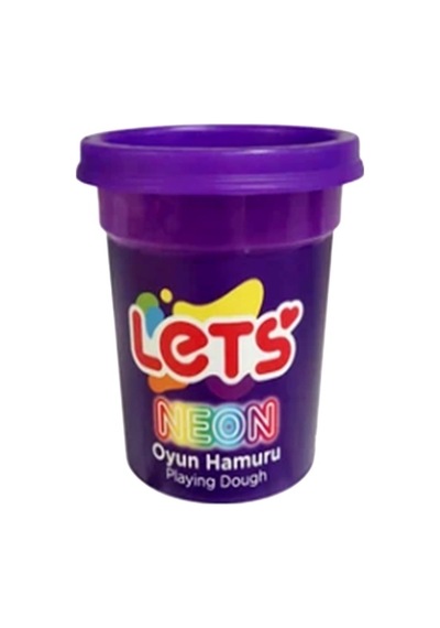 Lets Oyun Hamuru 110gr Neon Mor - 2 Adet