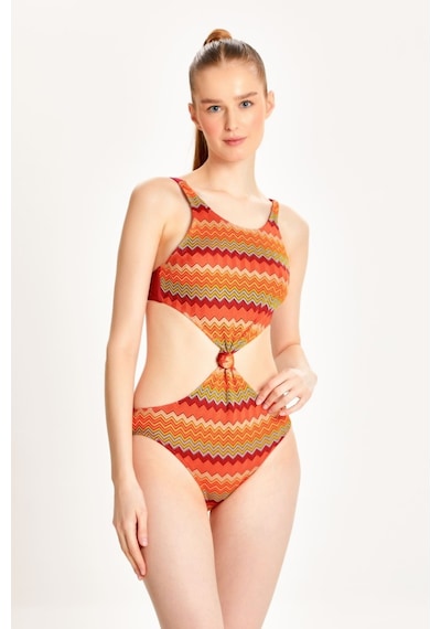 Too Salty Swimwear Kadın Bordo Dantelli Halter Yaka Mayokini 24s130st Bordo
