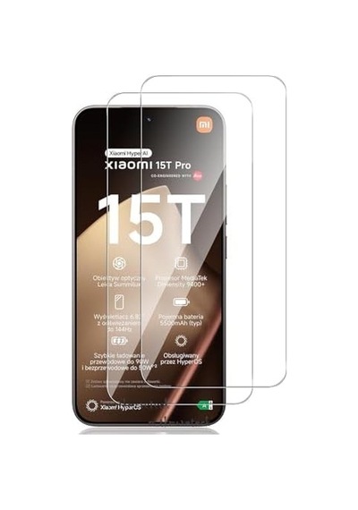 - Xiaomi Mi 15t - Mi 15t Pro İle Uyumlu Ekran Koruyucu Kırılmaz Cam 9h Temperli Ekran Camı Şeffaf Passifik