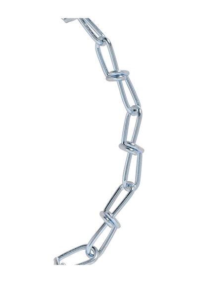 Koch A15922 Çift Halka Zincir, 2/0 X 20 Ft, 115 Kg, 2/0, Çinko Kaplama 0.10 CM