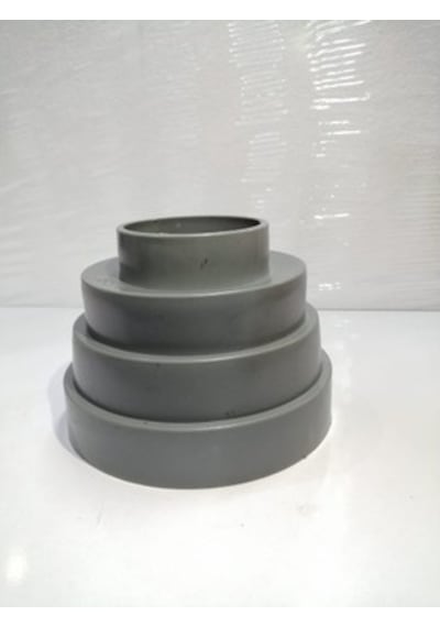 Plastik Aspiratör Borusu Dönüştürücü 4 Kademeli Redüksiyon Adaptö