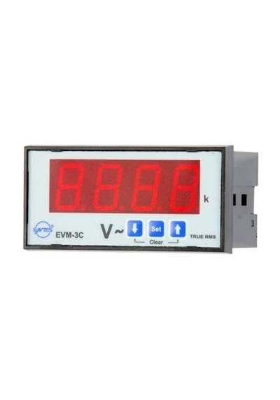 Entes Evm-3c-48 Alarm Kontaklı Voltmetre