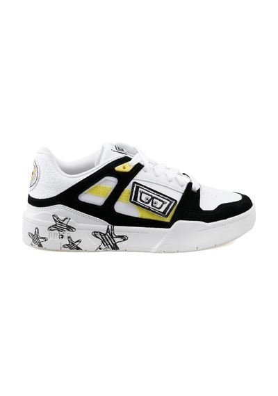 Puma Slipstream Spongebob Jr Genç Günlük Ayakkabı 39389301 Beyaz 001