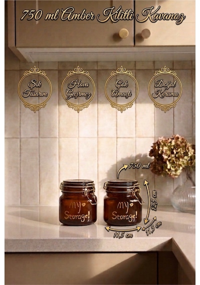 2'li 750 Ml Amber Cam Kavanoz Kilitli Kapaklı Contalı Saklama Kavanozu Seti Paslanmaz Çelik Mandallı Kapak Kalın Cam Hava Geçirmez Erzak Baharat Kahve Saklama Kabı Kahverengi Kahverengi 2'li 750 Ml Amber Cam Kavanoz Kilitli Kapaklı Contalı Saklama Kavanozu Seti Paslanmaz Çelik Mandallı Kapak Kalın Cam Hava Geçirmez Erzak Baharat Kahve Saklama Kabı Kahverengi Kahverengi