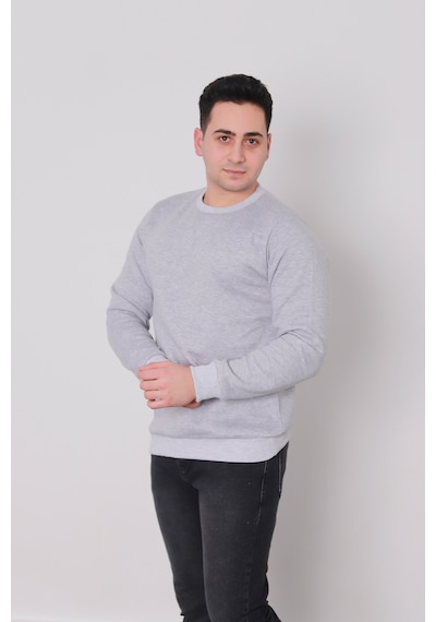Fk Fashion Fkfashion Sweatshirt 22FK0119 Açık Gri