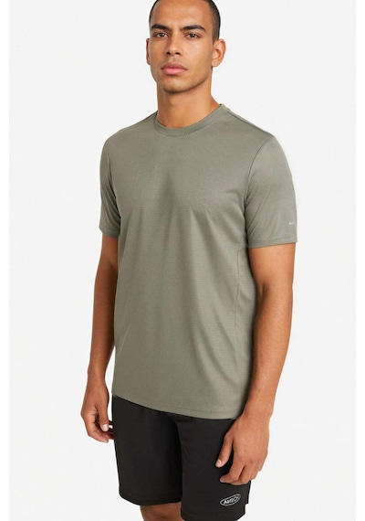 Defacto - Slim Fit Dar Kesim Bisiklet Yaka Çabuk Kuruyan Nefes Alabilen Esnek Kumaş Baskılı Sporcu Kısa Kollu Haki Defacto - Slim Fit Dar Kesim Bisiklet Yaka Çabuk Kuruyan Nefes Alabilen Esnek Kumaş Baskılı Sporcu Kısa Kollu Haki