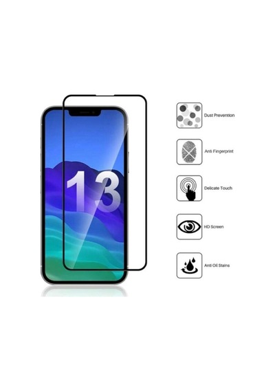 Pp Apple Uyumlu iPhone 13 Pro Ekran Koruyucu Full Cam Kırılmaz Dayanıklı Ekran Koruyucu 08226928