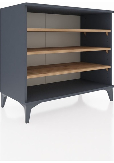 Hyperion Şifonyer 3 Raflı 88x44x80 Antrasit-çam Antrasit