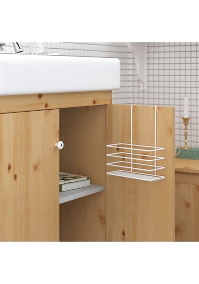 Teknotel Askılı Dolap İçi Tek Katlı Banyo&mutfak Rafı Beyaz Sf004 Beyaz