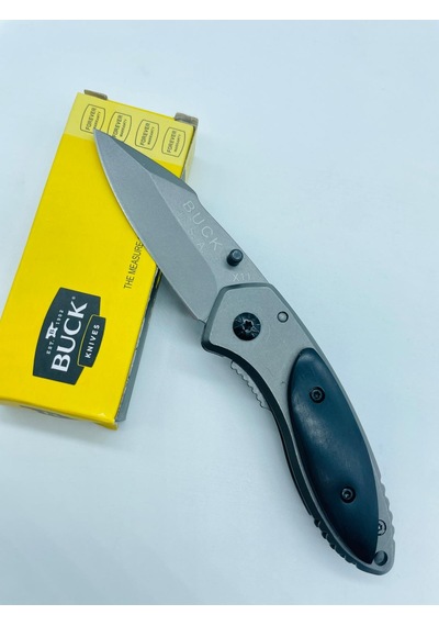 Buck Marka Ahşapkasa Kamp Çakı //x11-14cm Açık Gri