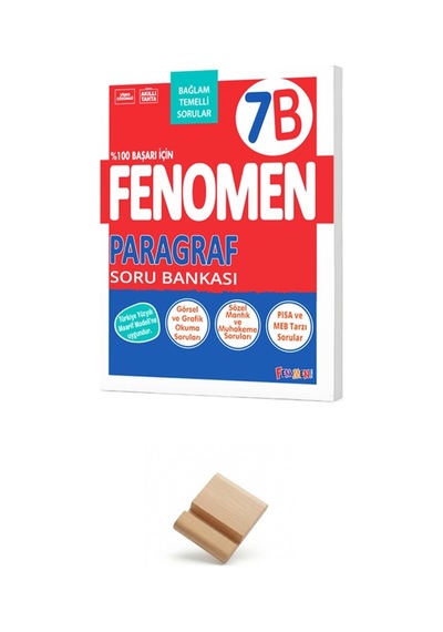 Fenomen 7. Sınıf Maarif 7b Serisi Paragraf Soru Bankası + Telefon Standı