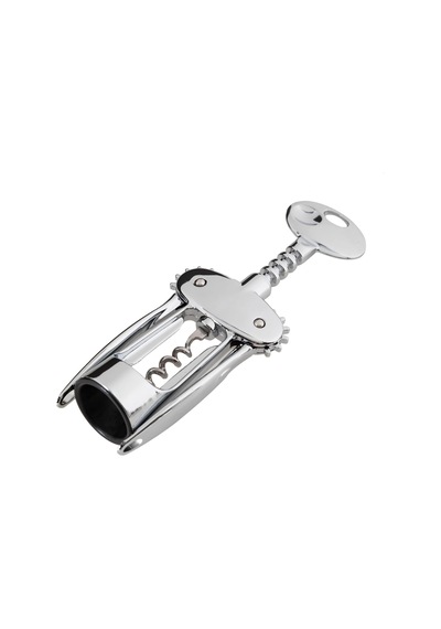 Metal Tirbuşon Şarap Açıcı 304 Paslanmaz Çelik Mantar Kapak Açacağı, Dayanıklı Ve Ergonomik Ş Krom