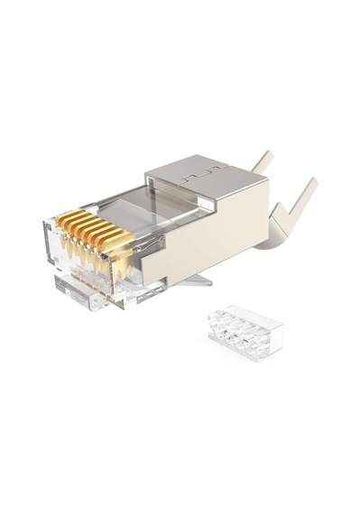 Trklink Cat6a-cat7 Ftp Plug Jack 8p8c Rj45 Trk-n Metal Ucu Kapalı-224482