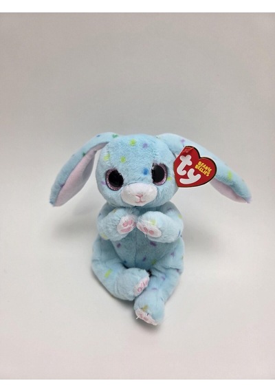 Plus 15cm Beanie Bellies Skippy The Blue Bunny Mavi
