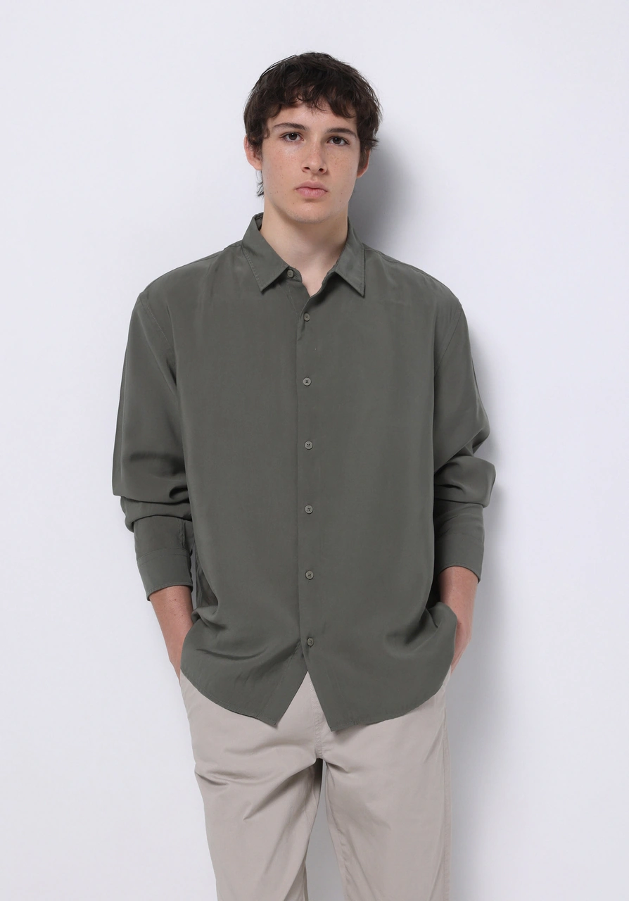 Colin's Colins Comfort Fit Shirt Neck Düz Erkek Yeşil Uzun Kol Gömlek Cl1074507 Q1.v1 Kha Haki Colin's Colins Comfort Fit Shirt Neck Düz Erkek Yeşil Uzun Kol Gömlek Cl1074507 Q1.v1 Kha Haki