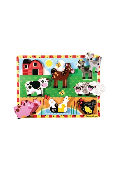 Melissa And Doug Ahşap Tombul Yapboz Çiftlik