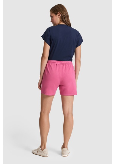 U.s. Polo Assn. Kadın Fuşya Şort Örme 50323525-vr023 Fusya