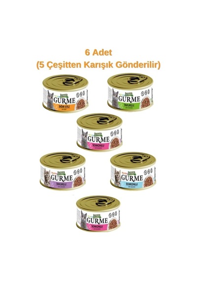 Pawleno Kedi Gurme 6 Lı Tadım Seti