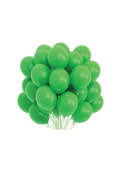 Balon Düz 5 İnc Çimen Yeşili Pk:100 Çok Renkli