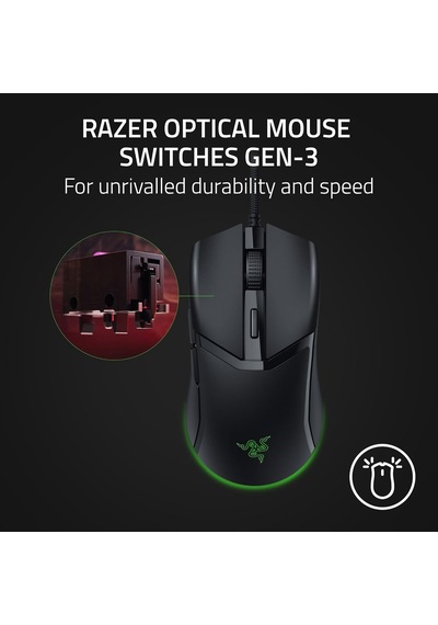 Razer Cobra Kablolu Oyun Faresi: 58g Hafif Tasarım - Gen-3 Optik