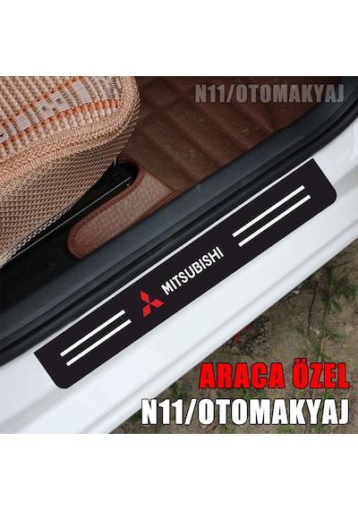 Mitsubishi L 200 Kapı İç Koruma Ayaklık Sticker Markalı