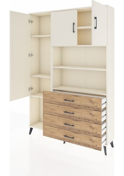 Arges Dolap 7 Raflı 4 Çekmeceli 3 Kapaklı 132x30x195 Aytaşı-aytaşı/çam Aytası/atlas Çam Arges Dolap 7 Raflı 4 Çekmeceli 3 Kapaklı 132x30x195 Aytaşı-aytaşı/çam Aytası/atlas Çam
