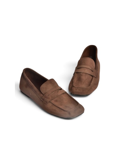 Fox Shoes Z250010202 Kahverengi Süet Günlük Kadın Ayakkabı