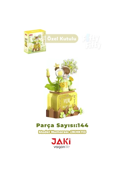 Jaki Nanci Serisi Karahindiba Müzik Kutusu 144 Parça Oyuncak Yapım Seti -ffjkhk113