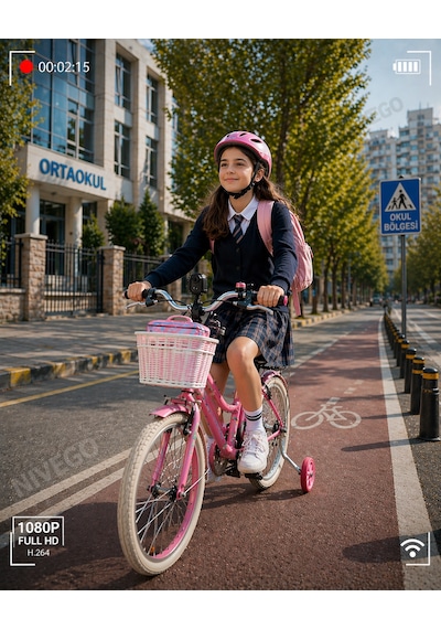 Nvg Mini Aksiyon Kamera Video Kaydedici 1080p Full Hd Wifi Klipsli Giyilebilir Taşınabilir Vücut Kamera Siyah