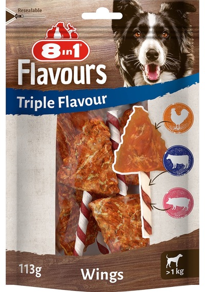 8in1 Flavours Triple Flavour Wings Üçlü Lezzet Kanatları 113 G