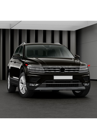 S-Dizayn  Volkswagen Tiguan Krom Far Üst Çıtası 3 Prç. 2016-2020