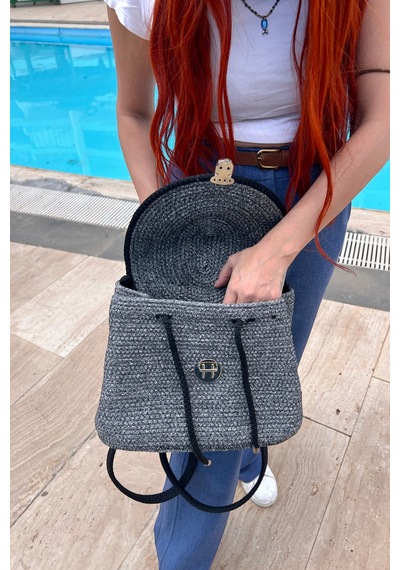 Kaan Home Gri Doğal Görünümlü El İşçilikli Plaj Çantası Sırt Çantası El Çantası Günlük Kullanıma Uygun Dayanıklı Tasarım Gri Kaan Home Gri Doğal Görünümlü El İşçilikli Plaj Çantası Sırt Çantası El Çantası Günlük Kullanıma Uygun Dayanıklı Tasarım Gri