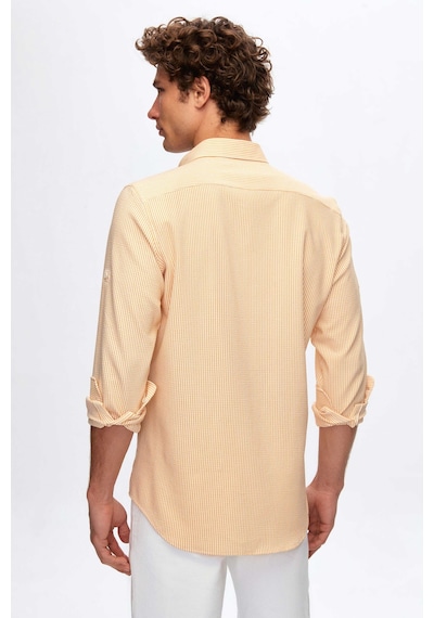 D'S Damat Ds Damat Regular Fit Turuncu Çizgi Desenli Pamuklu Gömlek 4hc02sn062650 Çok Renkli D'S Damat Ds Damat Regular Fit Turuncu Çizgi Desenli Pamuklu Gömlek 4hc02sn062650 Çok Renkli