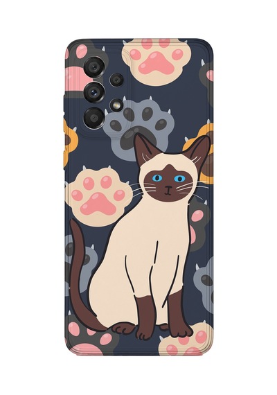 Samsung Galaxy M52 Uyumlu Baskılı Şeffaf Telefon Kılıfı Koleksiyon: Pawprint Stories 10