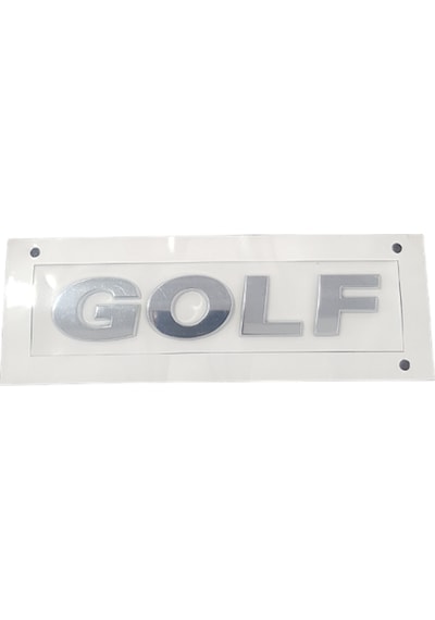 Volkswagen Golf Sticker Arka Bagaj Yazısı