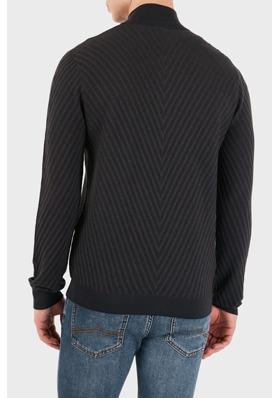 Emporio Armani Yünlü Fermuarlı Dik Yaka Kazak Erkek Kazak Em006316 Af27942 Fb004 Lacivert Emporio Armani Yünlü Fermuarlı Dik Yaka Kazak Erkek Kazak Em006316 Af27942 Fb004 Lacivert