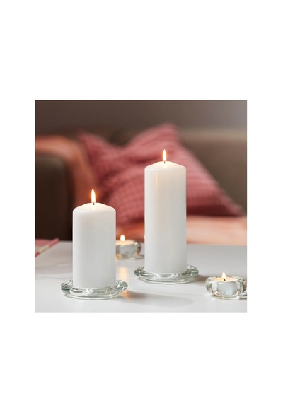 Ikea Bladfågel Tealight Mumluk, Pembe, 3 Cm Beyaz