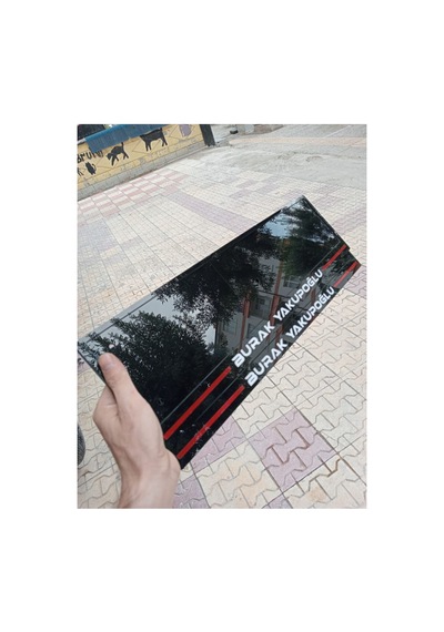 Pleksi Plakalık Takım 2 Ad. - App Ve Normal Plaka İçin Alt Üst Pleksi Plakalık - Tüm Araçlara Uyumlu - 577507876