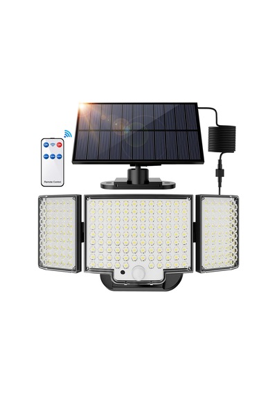 Sigrill 12 Led Güneş Enerjili Hareket Sensörlü Işık, Ip65, 3 Modlu, 340 Aydınlatma
