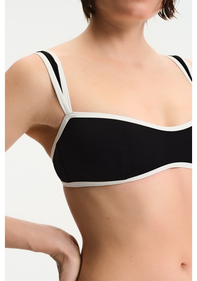 Penti Siyah Nichole Bandeau Bikini Üstü
