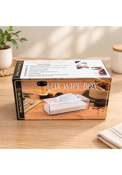 Lux Wipe Box Peçetelik Standart