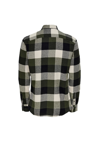 Only & Sons Onsgudmund Ls 3t Check Shırt Noos Forest
