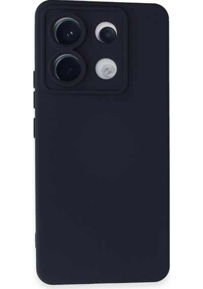 Xiaomi Redmi Note 13 Pro 5g Uyumlu Kılıf Nano İçi Kadife Silikon - Lacivert